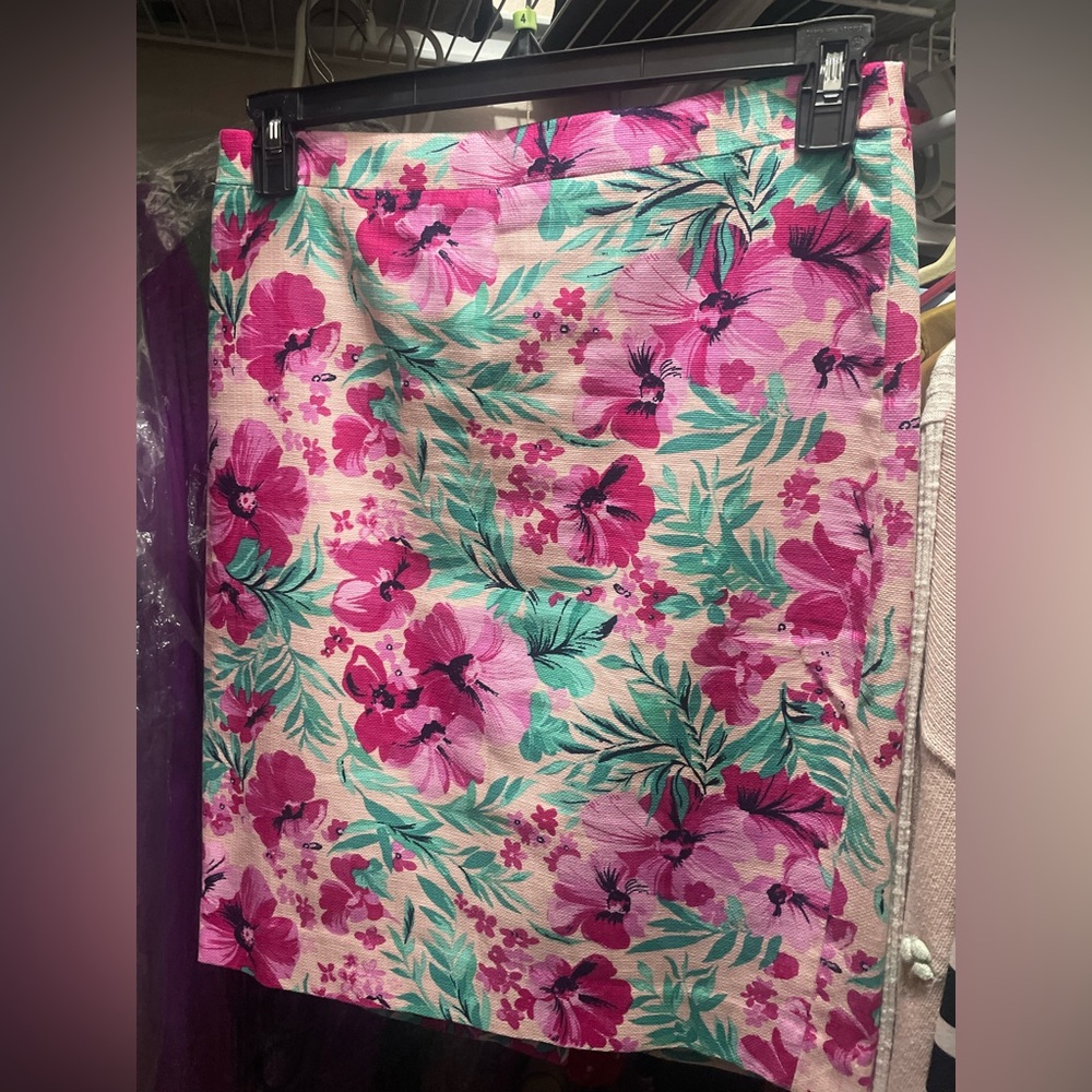 J.CREW floral skirt